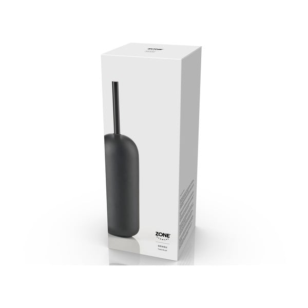 Černá betonová WC štětka Sensu – Zone-image-4