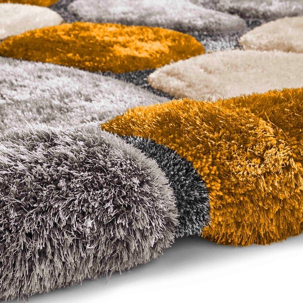 Šedo-žlutý koberec Think Rugs Noble House Rock, 150 x 230 cm-image-4