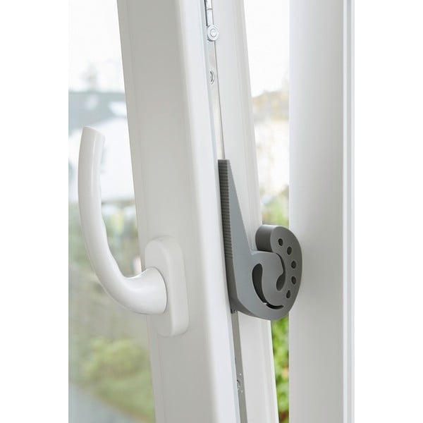 Šedá zarážka do dveří a oken Wenko-image-1