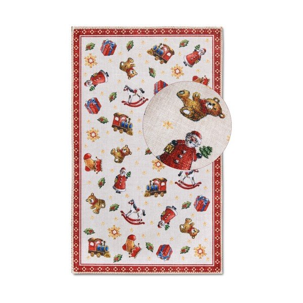 Červený koberec s vánočním motivem 50x80 cm Red Christmas – Villeroy&Boch