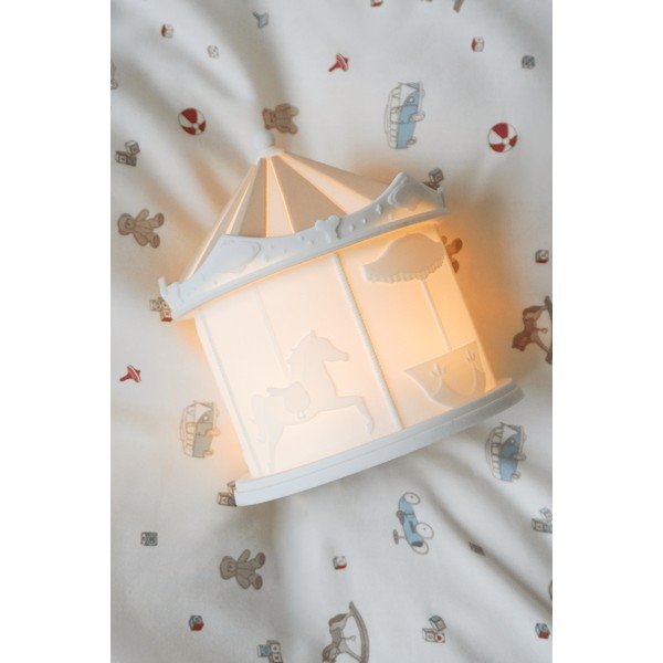 Slonovinové dětské noční světlo Carousel Off-White – Cam Cam Copenhagen-image-1
