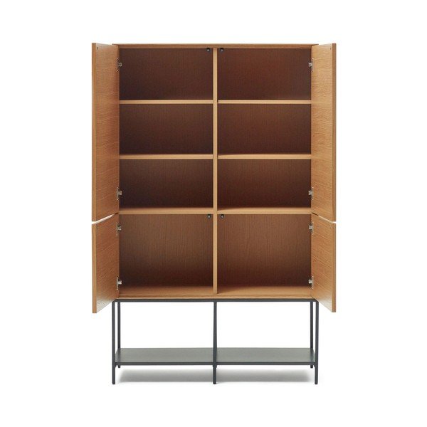 Skříňka v dekoru dubu v přírodní barvě 97,5x160 cm Vedrana – Kave Home-image-2