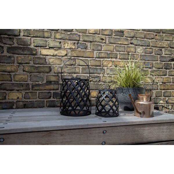 Černá LED lucerna Star Trading Calabria, výška 28 cm-image-3