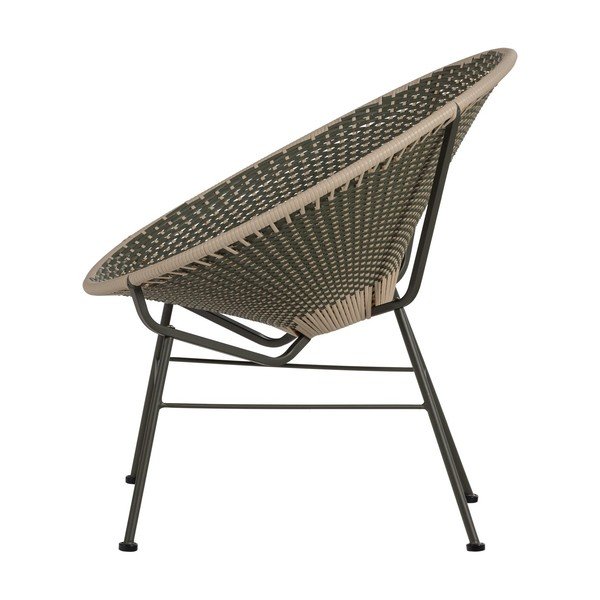 Zelené z umělého ratanu zahradní křeslo Kazoun – WOOOD-image-3