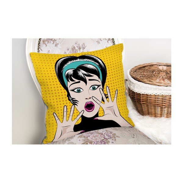 Povlak na polštář s příměsí bavlny Minimalist Cushion Covers PopArt Points, 45 x 45 cm-image-2