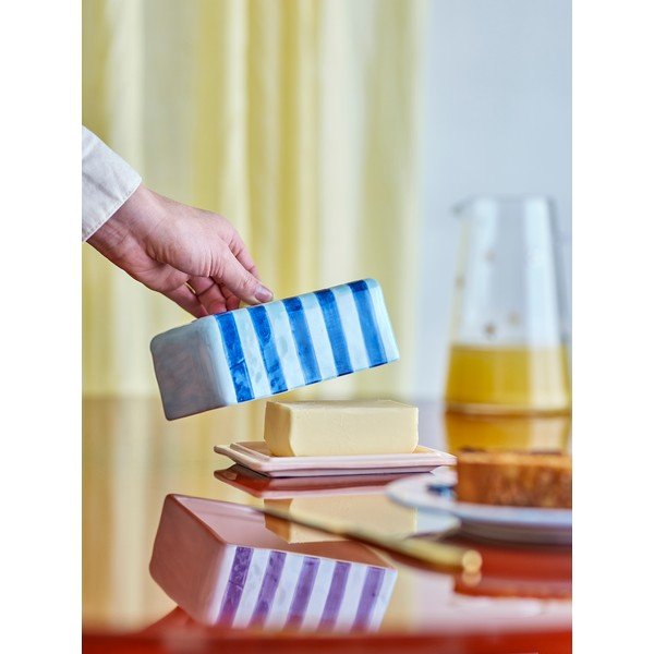 Modrá keramická máslenka Phoenix – Bloomingville-image-3