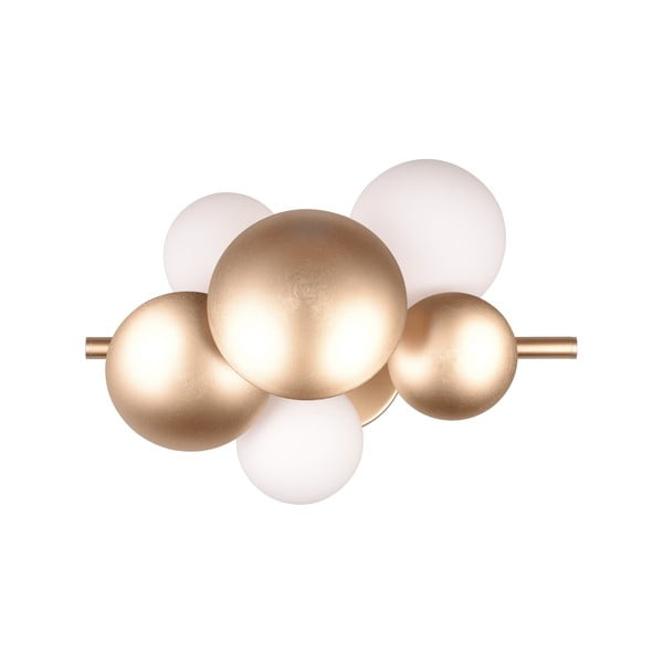 Nástěnné svítidlo ve zlato-bílé barvě Bubble – Trio Select-image-4