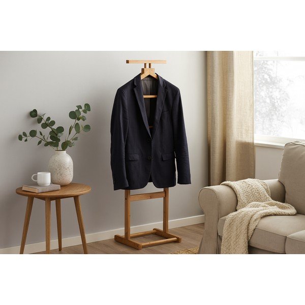 Bambusový němý sluha v přírodní barvě Vion – Bonami Essentials-image-4