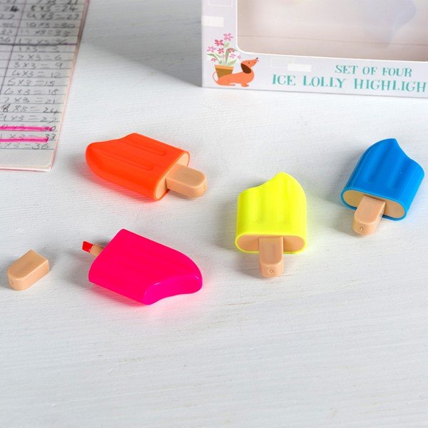 Sada 4 zvýrazňovačů Rex London Ice Lolly-image-1