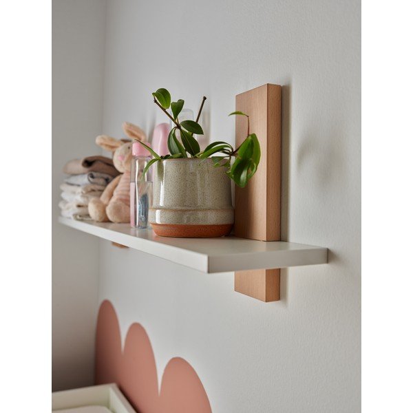 Bílá nástěnná police Pinio Swing-image-1