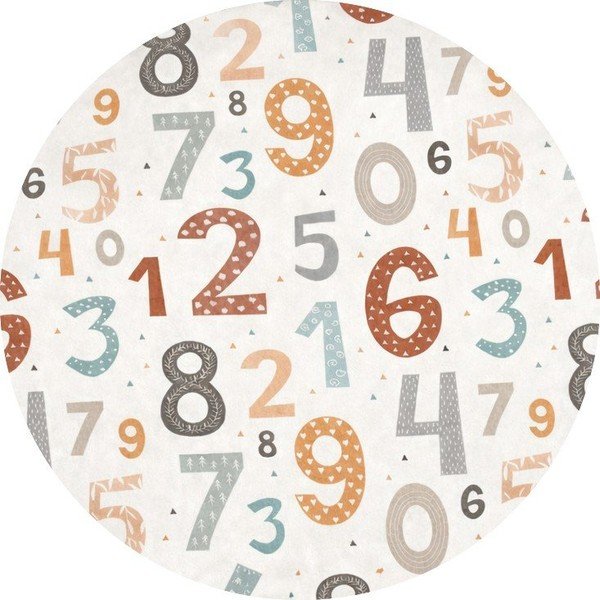 Pratelný dětský hrací koberec ø150 cm Happy Numbers – Mila Home