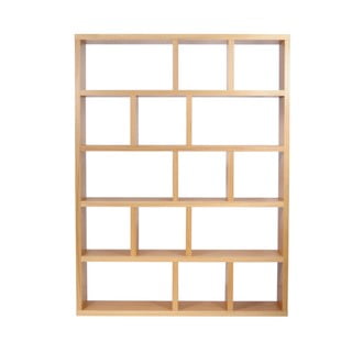 Knihovna v dekoru dubu 150x198 cm Berlin - TemaHome