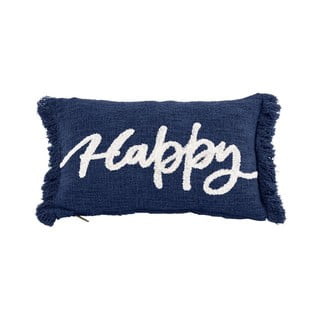 Dekorační polštář 50x30 cm Cotton Slub Happy - Tiseco Home Studio