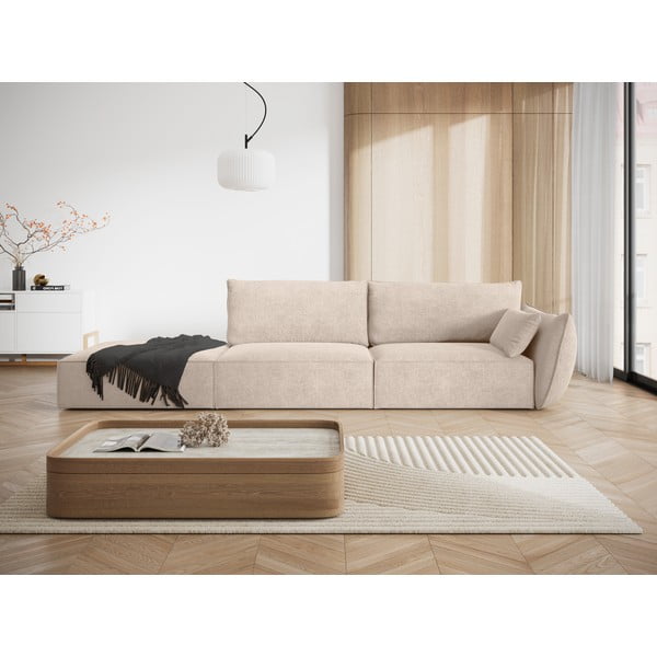 Béžová lenoška (pravý roh) Vanda – Mazzini Sofas-image-1
