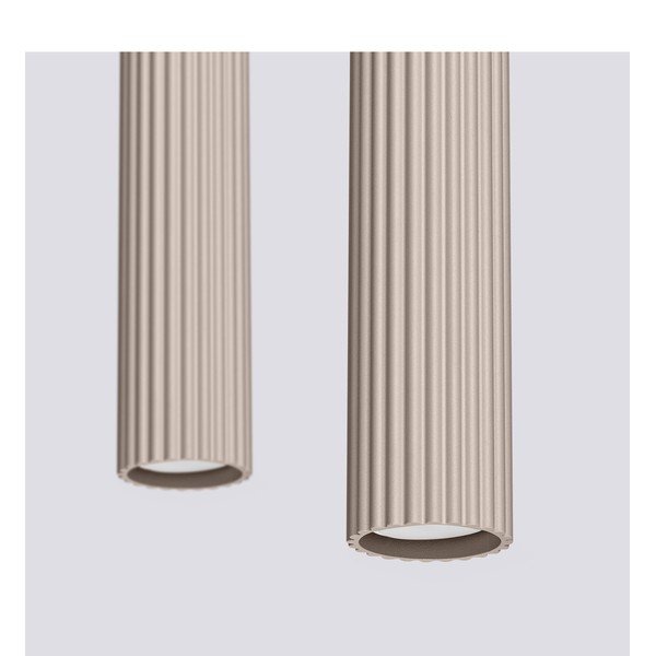 Taupe kovové závěsné svítidlo Gleam – Sollux-image-4