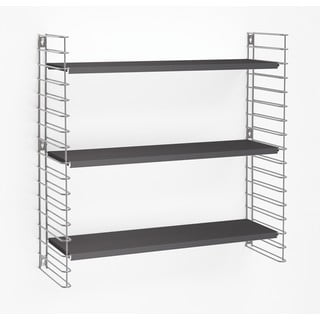 3patrový regál Metaltex Libro, šířka 70 cm