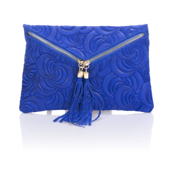 Modrá kožená kabelka Lisa Minardi Renanthera