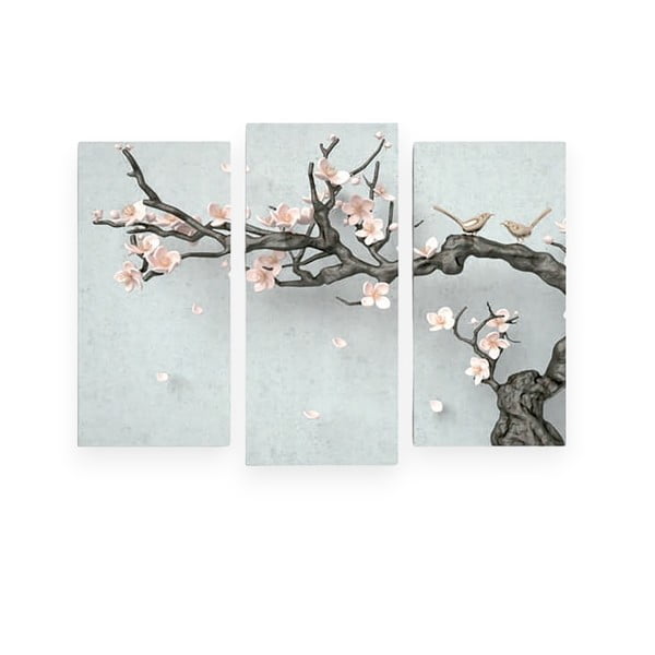 Obrazy v sadě 3 ks Sakura – Wallity