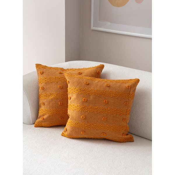 Povlaky na polštáře v sadě 2 ks 43x43 cm Tuffet – Mioli Decor-image-1