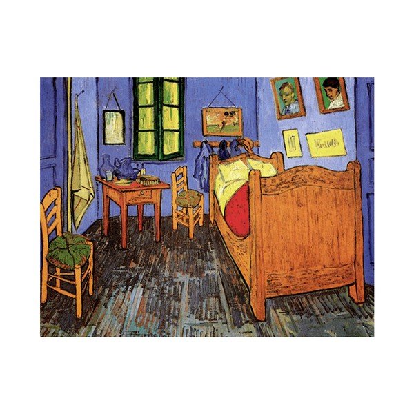 Obraz Vincenta van Gogha - Vincent's Bedroom in Arles, 90x70 cm