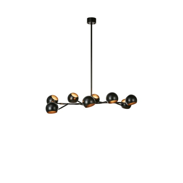 Černé závěsné svítidlo s kovovým stínidlem Edgar – Markslöjd-image-4