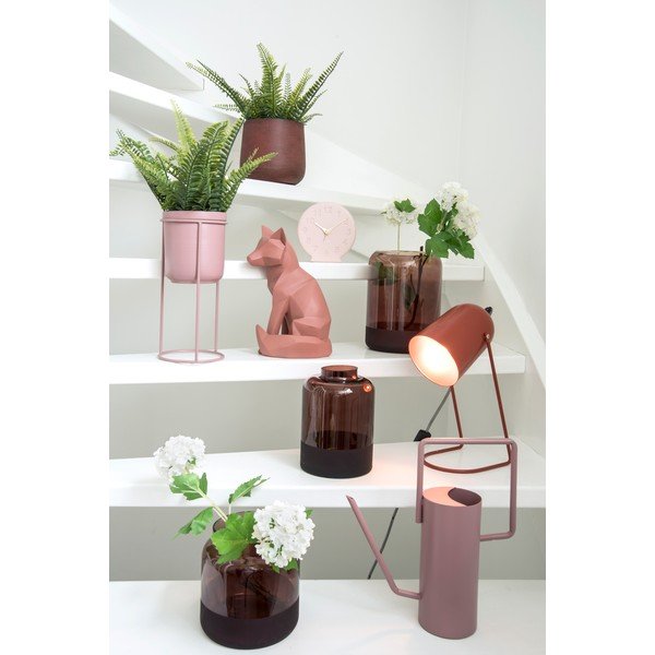 Světle růžová kovová konvička PT LIVING Grace, výška 29 cm-image-1