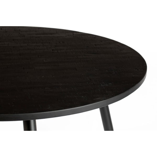 Kulatý jídelní stůl z teakového dřeva ø 110 cm Mo – White Label-image-1