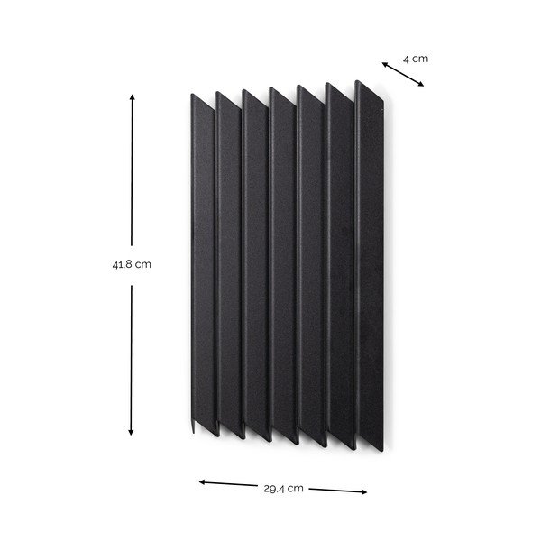 Černý kovový nástěnný věšák 29 cm Sensu – Spinder Design-image-4