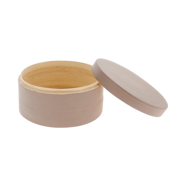 Hnědý bambusový úložný box s víkem Compactor Bamboo Box-image-1