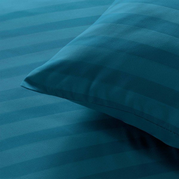 Modré prodloužené povlečení na dvoulůžko z mikrovlákna 240x220 cm Cleo – douceur d'intérieur-image-2