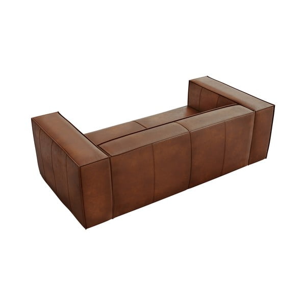 Koňakově hnědá kožená pohovka 212 cm Madame – Windsor & Co Sofas-image-4