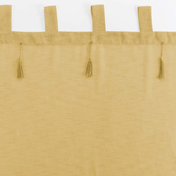 Žlutá záclona 140x240 cm Dalila – douceur d'intérieur-image-3