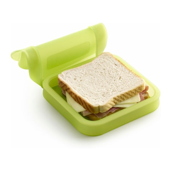 Silikonový obal na sandwich Lékué, zelený