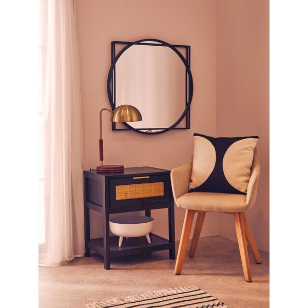 Černý noční stolek Sherman – Premier Housewares-image-1