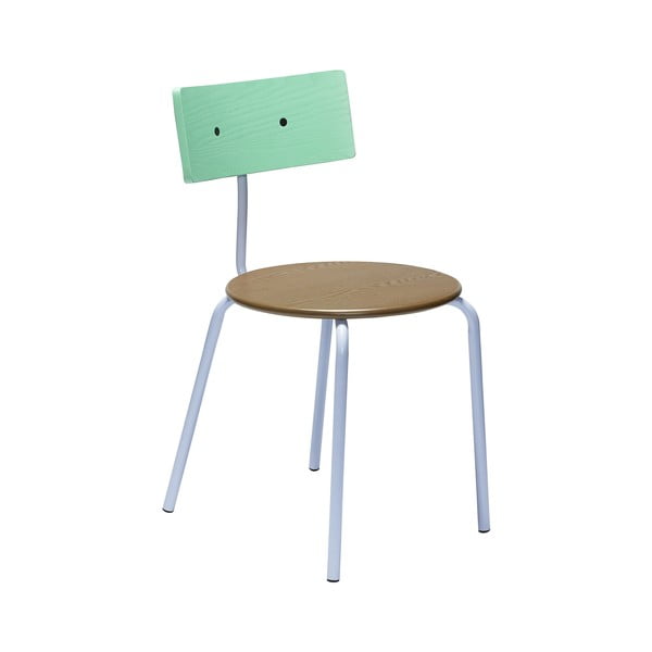 Jídelní židle v zelené a přírodní barvě v sadě 4 ks Koi – Hübsch