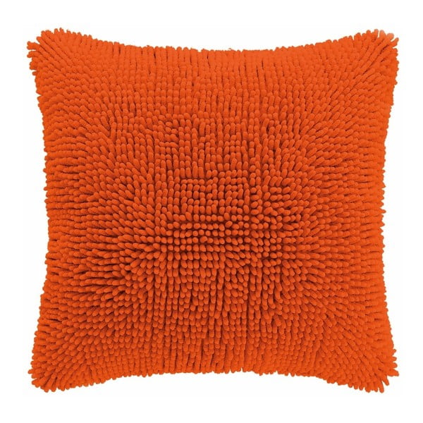 Oranžový povlak na polštář Tiseco Home Studio Shaggy, 45 x 45 cm