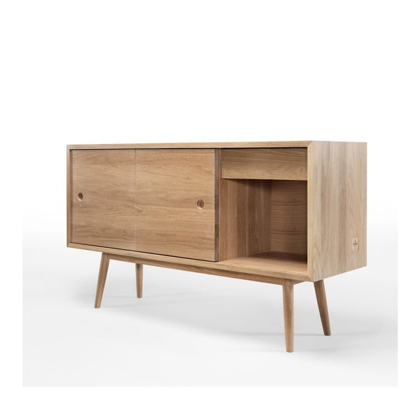 Komoda z dubového dřeva Wewood - Portuguese Joinery Classic, délka 130 cm-image-1