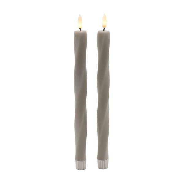 LED svíčky v sadě 2 ks na baterky (výška 26 cm) Sille Twist – Sirius