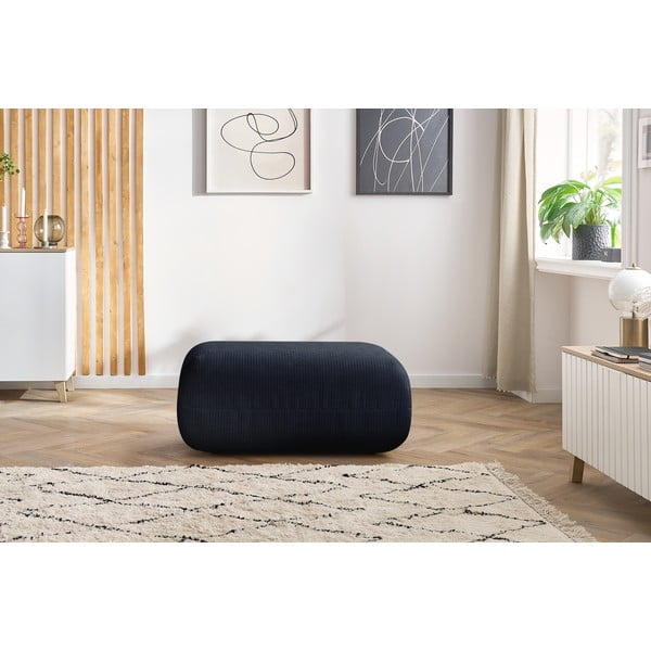 Tmavě modrá manšestrová podnožka Lecomte – Bobochic Paris-image-1