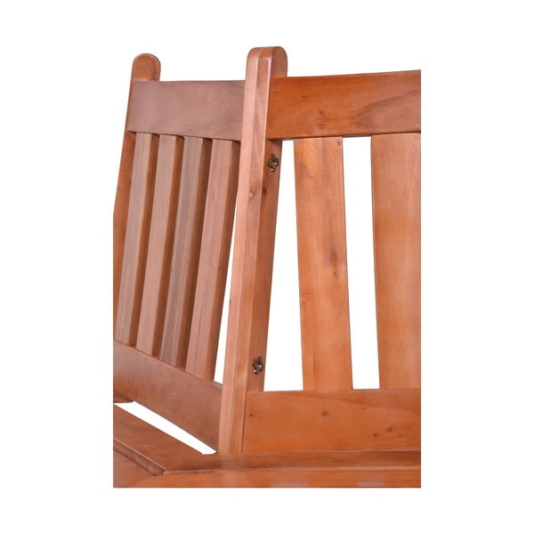 Dřevěná zahradní lavice v přírodní barvě Ontario – Garden Pleasure-image-3