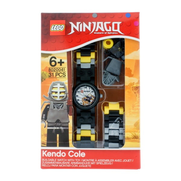 Hodinky s figurkou LEGO® Ninjago Kendo Cole-image-4