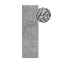 Šedý běhoun 80x240 cm Chappe Light Grey – Elle Decoration