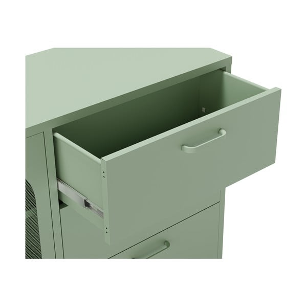 Komoda v mentolové barvě 140x90 cm Diora – Marckeric-image-4