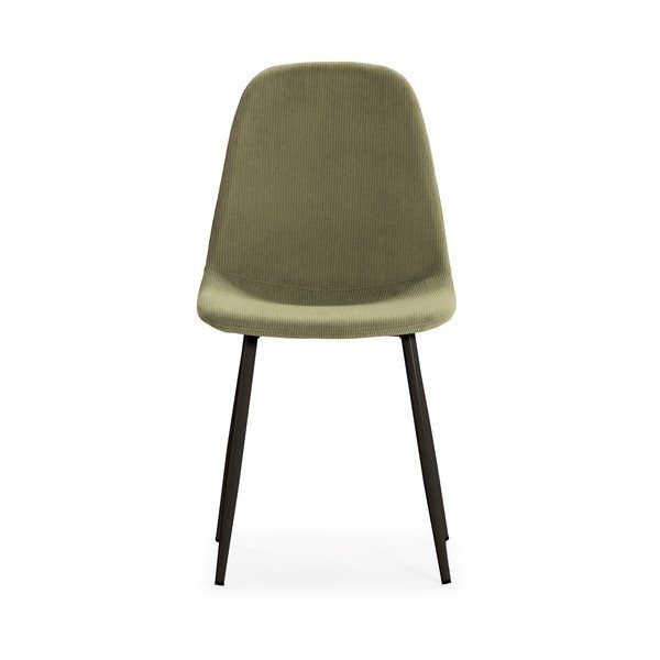 Zelené čalouněné jídelní židle v sadě 4 ks Minka – Marckeric-image-4