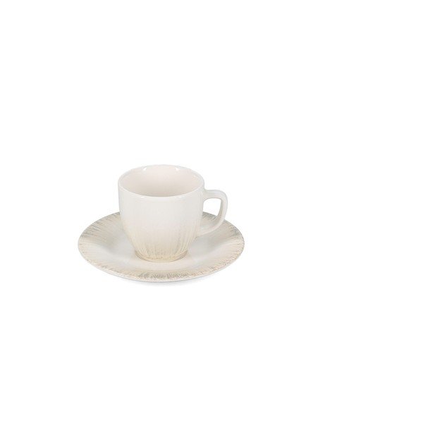 Světle šedý porcelánový šálek na cappuccino 200 ml Nuance – BonBistro-image-4