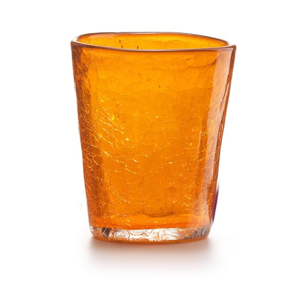 Set 6 ks sklenic Fade Ice, oranžový