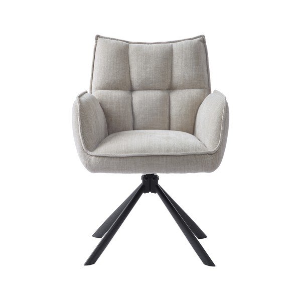 Krémová čalouněná jídelní křesla v sadě 2 ks Marilla – Unique Furniture-image-2