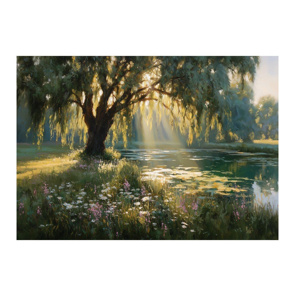 Styler Sunlit Willow obraz zelená