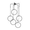 Černé kovové závěsné svítidlo Opviq lights Satyros