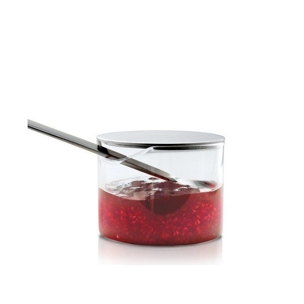 Skleněná dóza s nerezovým víčkem Blomus Basic-image-2
